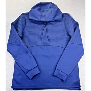 Apana Yoga Ribbed Hoodie Pullover Blue Long Sleeve‎ M.